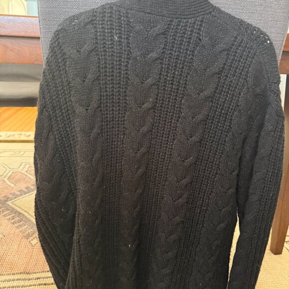 Jenni Kayne Cable Knit Wool Blend Cocoon Cardigan - Picture 5 of 5